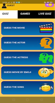 Bollywood King Live Quiz, movi - Screenshot 1