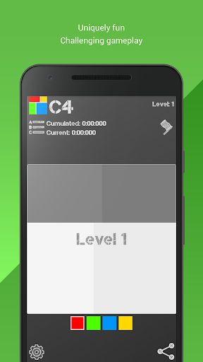 C4 – Color Match Brain Teaser - Screenshot 2