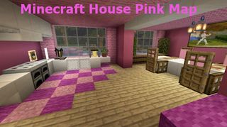 Minecraft House Pink Map - Screenshot 1