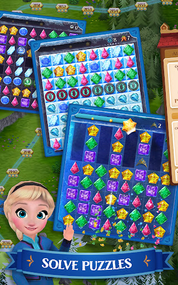 Disney Frozen Free Fall Games - Screenshot 1