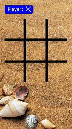 Tic Tac Toe on a beach - Screenshot 2