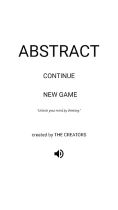 Abstract : A Riddle game - Screenshot 1