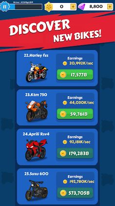 Merge Bike game Idle Tycoon - Screenshot 3