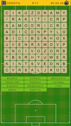 Footballers Word Search - Screenshot 2