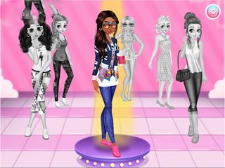 العاب تلبيس فساتين الأميرات - Screenshot 1