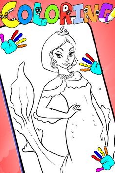 Mermaid Coloring:Mermaid games - Screenshot 3