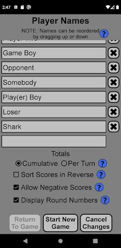 ScorePad - Screenshot 1