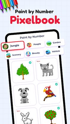 Paint by Number : Pixelbook - Screenshot 1