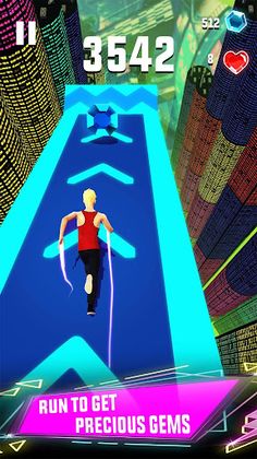 Sky Parkour Jumper Race 3D - Screenshot 2