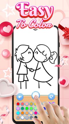 Coloring Love & Valentine - Screenshot 3