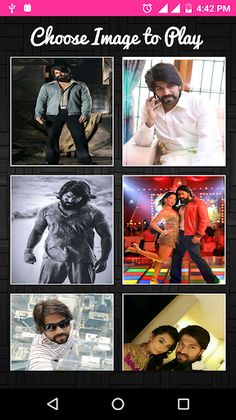 Rocking Star Yash Puzzles - Screenshot 1