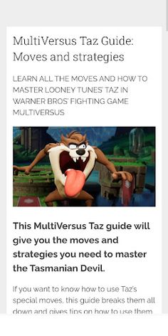 Guide For MultiVersus WB - Screenshot 4