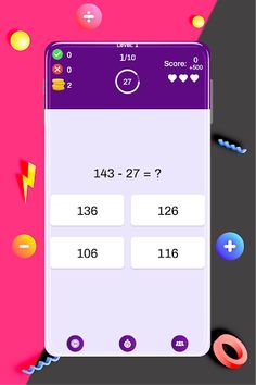 Fun Math Game : Math Quiz - Screenshot 4