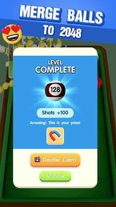 Lucky Rainball 2048:3D Merge - Screenshot 2