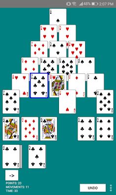 Pyramid Solitaire - Screenshot 3