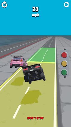 Green Light Race 3D - Screenshot 2
