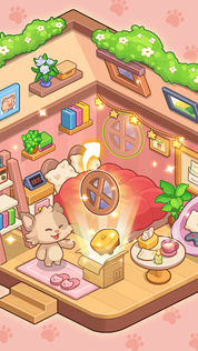 Cozy Cat Room: Decor & Relax - Screenshot 1