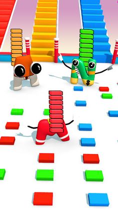 Alphabet Bridge Run Race 3D - Screenshot 1