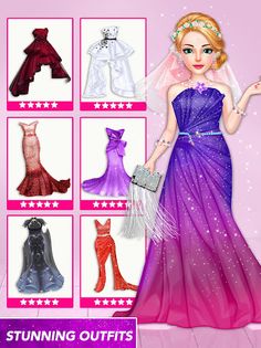 Model wedding Dress up Game - Screenshot 4