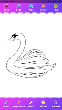 Goose coloring game - Screenshot 4