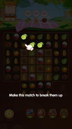 Fruit World Crashing - Match 3 - Screenshot 4