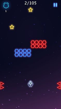 Neon Galawars Rocket - Screenshot 2
