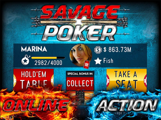 Savage Poker - Screenshot 1