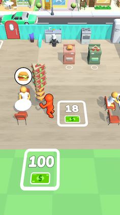 Idle Restaurant And Store Game - Screenshot 3