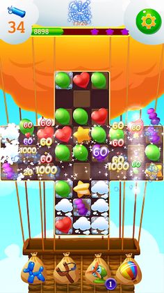 Balloon Match 3: Paradise Pop - Screenshot 2
