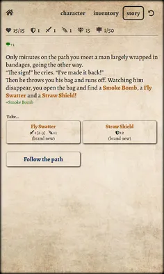Path of Adventure: Text RPG - Screenshot 2