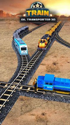 Train Oil Transporter 3D - Screenshot 1