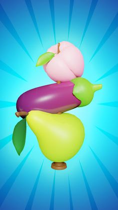 Juicy Jelly Fruits - 3D Sort P - Screenshot 2
