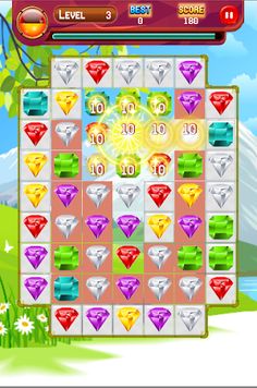 Matching 3 Jewels - Screenshot 4