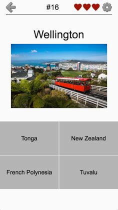 Capitals - Geography Quiz - Screenshot 1