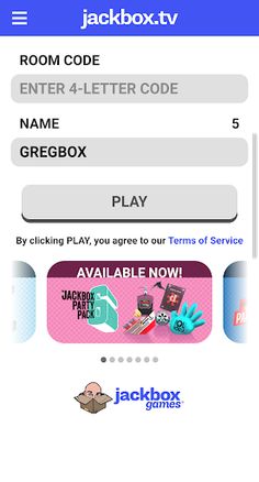 gregbox - jackbox player - Screenshot 1