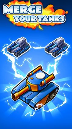 Huuuge Little Tanks Merger - Screenshot 1