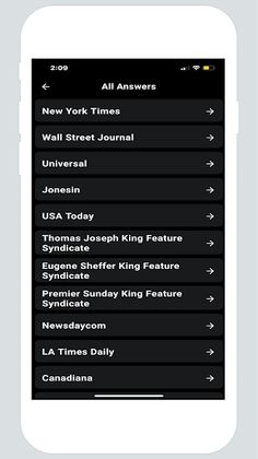 Crossword Answers - Screenshot 2