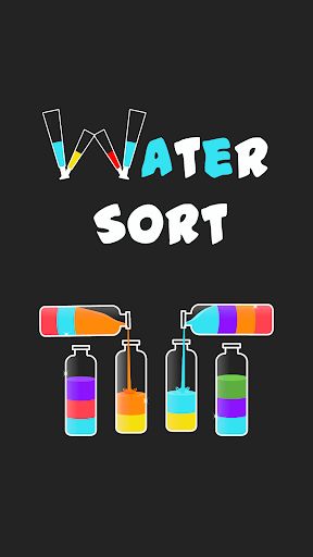 Water colors sort puzzle game - Screenshot 2