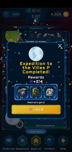 Idle Galaxy Magnat - Screenshot 4