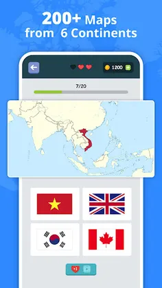 Flags of Countries: Quiz Game - Screenshot 1