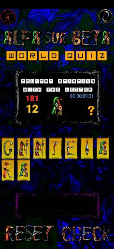 ALFA SUR BETA World Quiz - Screenshot 3