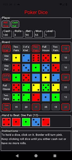Poker Dice - Screenshot 4