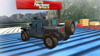 Impossible Police Hummer Car3D - Screenshot 3
