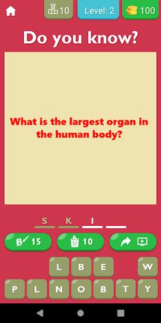 Human Body General Knowledge - Screenshot 1