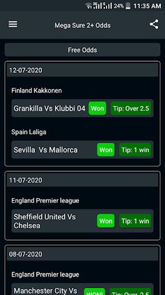 Mega Sure 2+ Odds - Screenshot 1