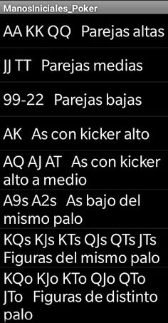 Manos Iniciales Poker - Screenshot 4