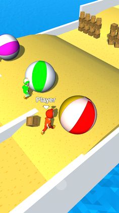 Beach Ball Race - Screenshot 1