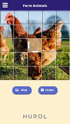 Farm Animals Sliding Puzzle - Screenshot 3