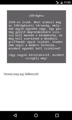 Időrégész - Screenshot 1