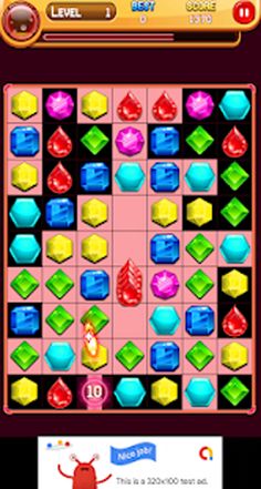 Glowing Jewel World Match 3 - Screenshot 3